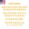 Aacc Self-Adhesive Vinyl Letter: d, Scale: 22 cm. Color: Orange Font: Anders by AACC-Anders-ld-Orange-M22x1 - alternate 3