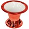 Deejay Led White-Red Bolt-on Horn Flare with 2-in Throat for 2-in Compatible High Frequency Drivers TBH2INHORNWHRED - alternate 1
