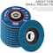 Neiko Zirconia Flap Disc, 120 Grit. Bevel Type #29, 10 Pack 11145A - alternate 5