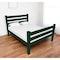 Homeroots Dark Green Solid Wood Full Bed Frame 546952 - alternate 1