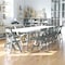Flash Furniture HERCULES Kids Gray Resin Folding Chairs with White Gray Padded Seat, 10PK 10-LE-L-1K-GY-GG - alternate 9