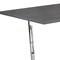 Homeroots 59" Taupe And Silver Metal Sled Base Dining Table 332625 - alternate 3