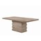Homeroots 84" Oak Wood Pedestal Base Dining Table 631279 - alternate 4