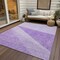 Homeroots 5' X 8' Lavender And Purple Geometric Washable Indoor Outdoor Area Rug 582477 - alternate 8