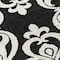 Homeroots 8' Black And Ivory Round Damask Washable Indoor Outdoor Area Rug 614409 - alternate 7