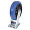 Vestil Elastic Rubber Swivel Caster 8 In. Diameter x 2 In. Width 770 Lb. Capacity Blue/Black CST-BB-8X2ER-S - alternate 6