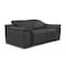 Homeroots 72in Gray And Silver Italian Leather Power Reclining Loveseat 477569 - alternate 5