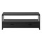 Homeroots 47in Black Cabinet Enclosed Storage TV Stand 490359 - alternate 1