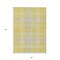 Homeroots 8' X 10' Yellow Black And Ivory Plaid Washable Indoor Outdoor Area Rug 596372 - alternate 8