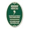 Signmission Reserved Parking Sign Resident Parking Only V, 12 In X 18 In Architectural, Heavy Gauge Aluminum A-OV-G-1218-23035 - alternate 1