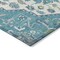 Homeroots 5' X 8' Teal Blue Green And Ivory Oriental Washable Indoor Outdoor Area Rug 596645 - alternate 8