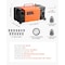 Vevor Drill Bits Sharpener 3-15mm Drill Bit Grinder Sharpener 13 Collets MR-13A - alternate 8