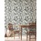 York Wallcoverings Rainforest White and Charcoal Wallpaper BL1703 - alternate 7