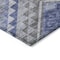 Homeroots 3' X 5' Pewter And Blue Southwestern Washable Indoor Outdoor Area Rug 603557 - alternate 8