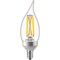 Signify Ultra Definition 75W Equivalent Soft White BA11 Adjstbl Base, E12&E26 LED Decorative Light Bulb, 3PK 564492 - alternate 1