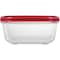 Rubbermaid Easy Find Lids 14 C. Clear Square Food Storage Container 2049369 - alternate 6