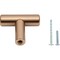 Designperfect 1-9/16 Overall Length Cabinet T-Knob, Champagne Bronze/Gold DPA-T14KCBZ - alternate 3