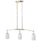 Nuvo Liam, 3 Light Island Pendant, Burnished Brass, White Opal Glass 60/8208 - alternate 7