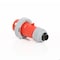 Leviton Pin & Sleeve Plug, 30 A, 480V AC, Three Phase, 3 Pole, IEC Grounding, Red, NEMA 3R, 4X, 6P, 12 430P7WLEVPIA - alternate 7