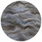 Homeroots 8' Taupe And Ivory Round Abstract Washable Indoor Outdoor Area Rug 631325 - alternate 6