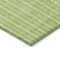 Homeroots 10' X 14' Lime Green And Ivory Striped Washable Indoor Outdoor Area Rug 595882 - alternate 7