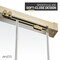 Anzzi 76 in. x 56-60in. Frameless Sliding Shower Door in Brushed Gold , 3/8in 10mm Tempered Clear Glass SD-AZ21-02BG - alternate 9