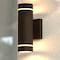 Vaxcel Chiasso, 11 in H, Bronze Outdoor Wall Light, 2-Light, LED, Up-Down T0822 - alternate 7