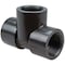 Nibco 451233 3 Threaded Tee PVC 80 CA10100 - alternate 1
