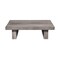 Homeroots 33" Gray Solid Wood Outdoor Coffee Table 555647 - alternate 8