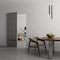Sartodoors Hidden Barn, Planum 0012 Concrete, Sturdy Finished Flush Modern Doors, Magic Concealed Sliding Set PLANUM0012HB-BTN-2484 - alternate 1