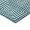 Homeroots 10' X 14' Teal Blue And Ivory Geometric Washable Indoor Outdoor Area Rug 600785 - alternate 7