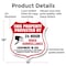 Signmission Video Surveillance Shield Sign This Prop, 18 Inch X 18 Inch, Plastic Sign SHI-P-18-470 - alternate 4