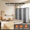Vevor Room Divider Japanese Wall Divider 4 Pane for Room Separation (Black) SS-001-6P-BL - alternate 5