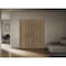 Sartodoors Sliding French Double Pocket Doors 64 x 80 inches, BASIC 3001 Caramel Oak, Kit Rail Hardware, Sol BASIC3001DP-NATUR-64 - alternate 5