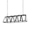 Homeroots Black Geometric Five Light Metal Dimmable Chandelier 611347 - alternate 4