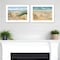 Homeroots Set Of Two Sand Castle and Footprints 1 White Framed Print Wall Art, 2PK 407924 - alternate 4