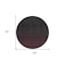 Homeroots 8' Merlot And Charcoal Round Abstract Washable Indoor Outdoor Area Rug 588950 - alternate 6