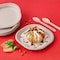 Chuk Plate 7 inches square round, Natural Molded Fiber, 1000 Count Case, 1000PK PL-07-SR - alternate 3
