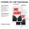 Signmission Wheel Alignment, Vinyl Decals Only 24 Inch x 36 Inch, Vinyl Decal, 2PK DSB-2436-2PACK-Wheel Alignment - alternate 2
