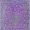 Homeroots 10' X 14' Purple And Gray Medallion Washable Indoor Outdoor Area Rug 616297 - alternate 6