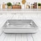 Martha Stewart 12 Inch x 8.75 Inch Aluminum Roaster Pan 129043.01 - alternate 5