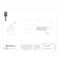 Dewalt Hangermate Vertical Rod Hanger, Steel, 1/4 in Size, 1-3/4" L, Steel Zinc Plated, 25 PK PFM223110N - alternate 3