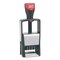 Cosco 2000Plus Four-in-One Message Date Stamp, 5 Years, ENTERED/FAXED/PAID/RECEIVED, 1.75 x 1.12, Red/Blue Ink 011035 - alternate 1