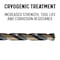 Drill America 1/4" Cryogenic HSS Black & Gold Jobber Length Drill Bit CRYKFDPRO1/4 - alternate 7
