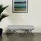 Homeroots 55" Dark Gray and Nickel Chenille and Metal Upholstered Bench 606736 - alternate 6