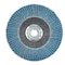 Norton Abrasives Flap Disc, Zirconia Alumina, 4 1/2" dia 77696090086 - alternate 3