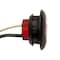 Pm Company Side Marker/Clearance Light, Round, 1.06 in W, 0.51 in H, 9 to 16 V, LED Lamp, Red Lens, Grommet V171R - alternate 2