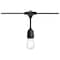 Satco 24 Foot LED String Light 12-S14 Lamps 2700K CCT Black 120V S8020R1 - alternate 6