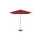 Treasure Garden 7.5 ft Square Patio Umbella, aluminum, fiberglass ribs, outdoor, Jockey Red UM847SQ-09 5403 Jockey Red - alternate 1