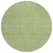 Homeroots 8' Green Black And Ivory Round Geometric Washable Indoor Outdoor Area Rug 596730 - alternate 5